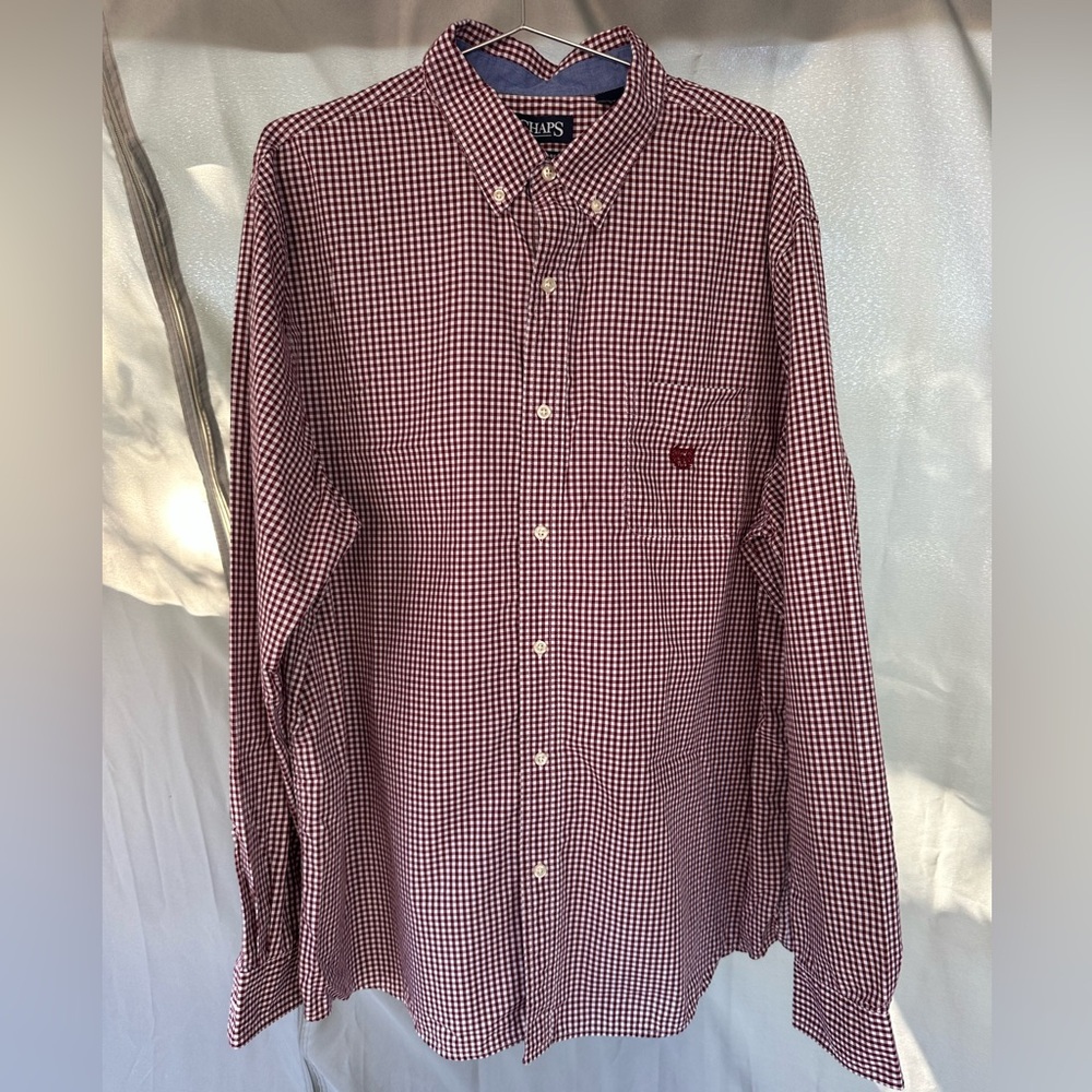 Chaps Men's Red Checkered Shirt
